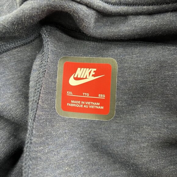 Nike Tech Fleece Slim Fit Jogger Sweatpants Size 2XL Mens Obsidian Heather Black - Picture 13 of 14